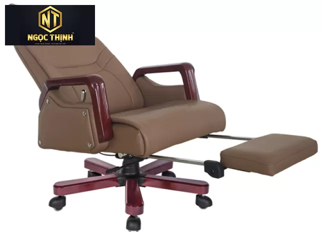 Ghế lãnh đạo cao cấp bọc da thật TQ34